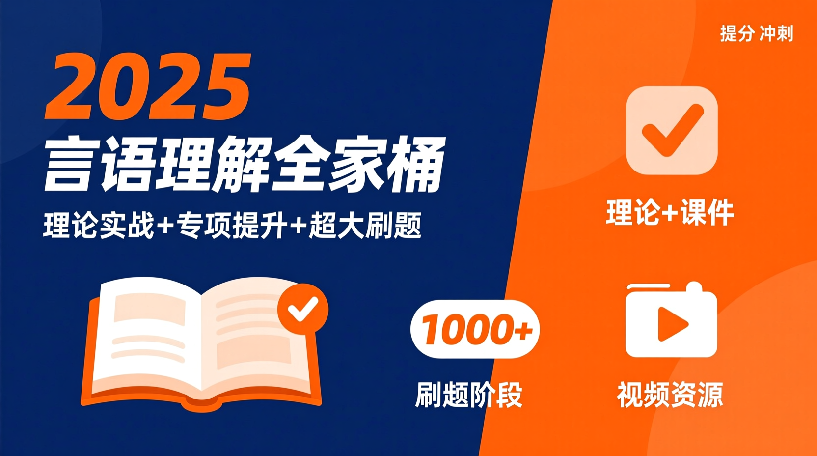 2025 言语理解全家桶：一站式备考，让行测言语理解提分更轻松2025 言语理解全家桶 | 理论实战＋专项提升＋超大杯刷题，一次搞定行测言语模块！