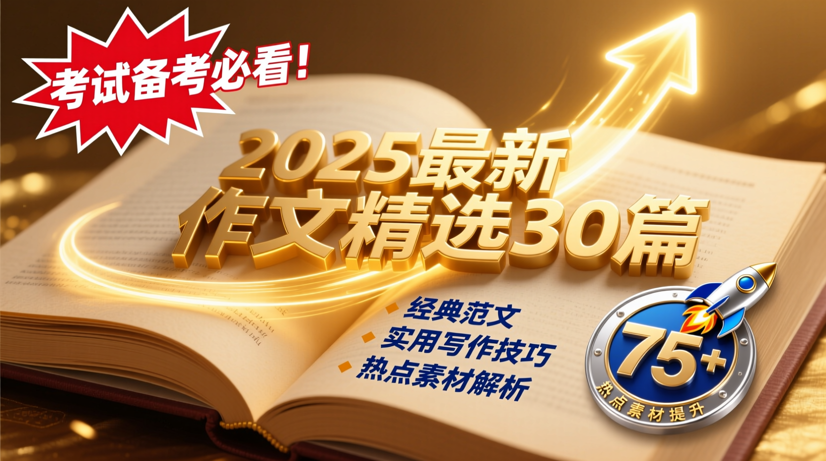 2025版最新押题作文30篇（含最新人物素材、勋章获得者）——公考申论高分必背神器，上岸考生人手一份！2025公考申论押题作文30篇 | 含最新人物素材&勋章获得者 | 公务员/事业编高分必备