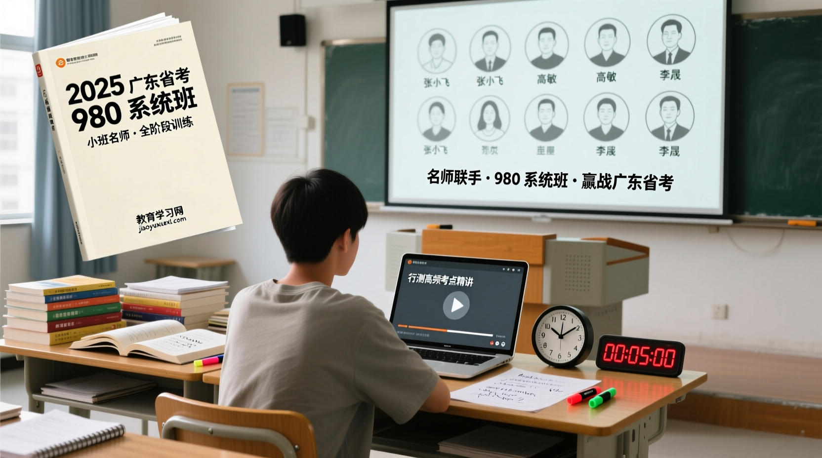 2025 广东省考系统学习班 — 名师全覆盖 · 三阶段系统训练